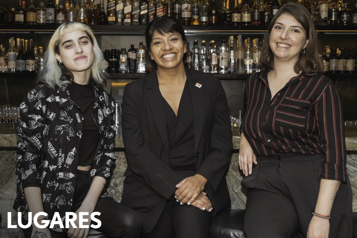 Calichio, Arroyo y Caviasso: mujeres bartenders.
