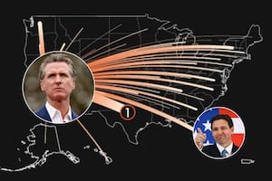 California lideró las salidas migratorias en 2023 con 690.502 residentes que dejaron el estado