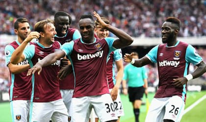 Calleri debutó en el triunfo de West Ham