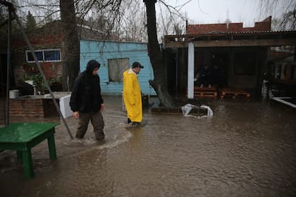 Calles 13 y 94, una de las zonas inundadas en La Plata
