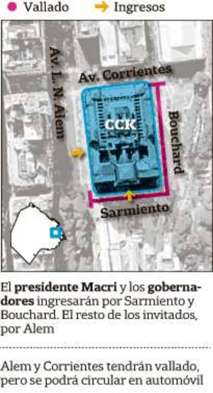 Calles cortadas