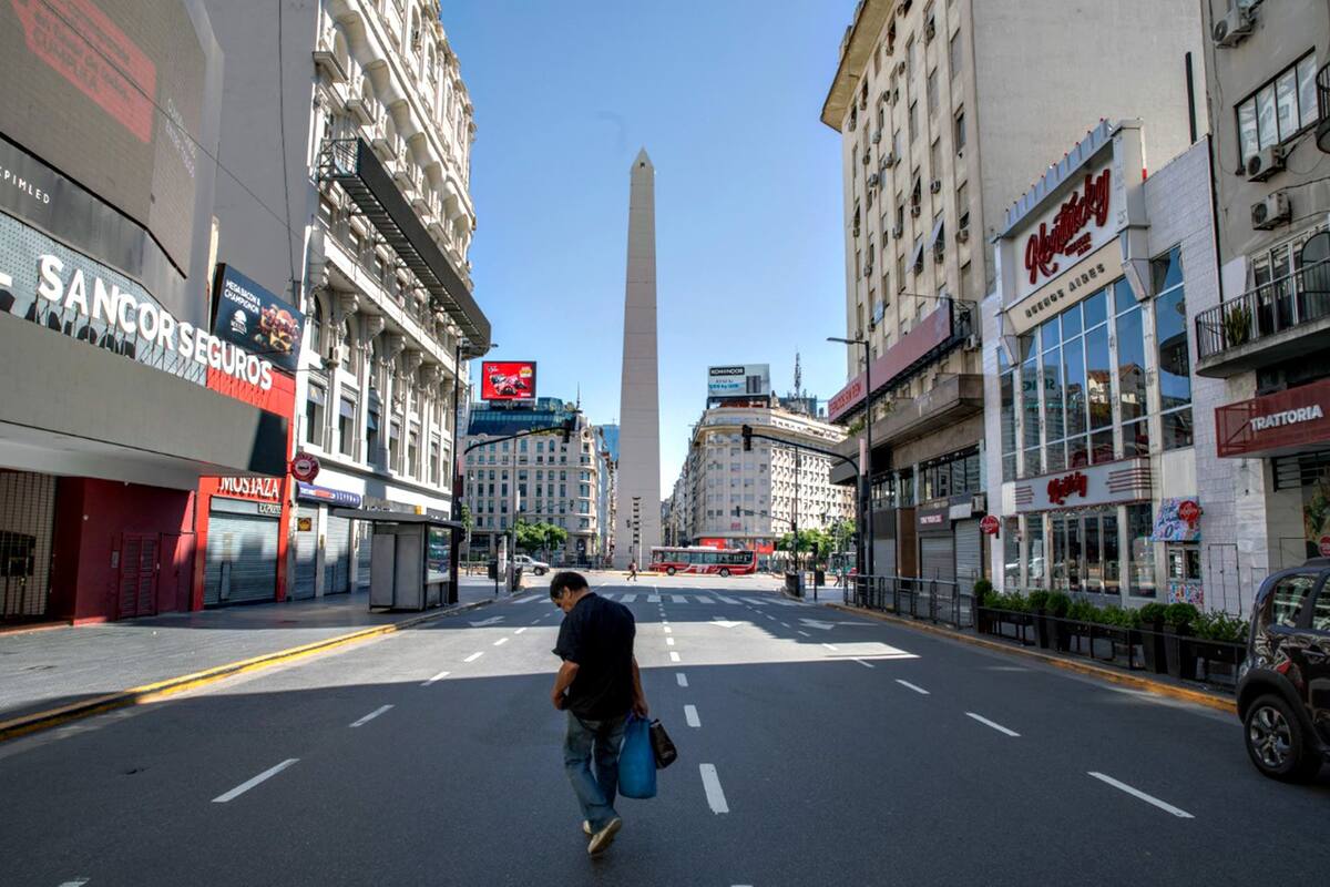 Calles vacías en Buenos Aires. La periodista Megan Molteni destacó los efectos de la prematura cuarentena impuesta en Argentina.