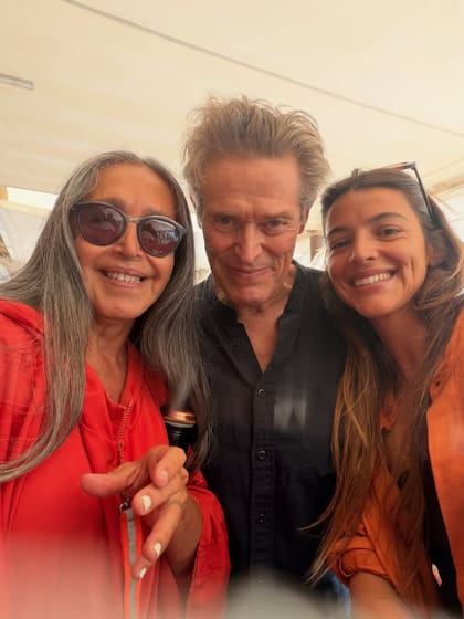 Calu Rivero compartió imágenes de su encuentro con el actor estadounidense (Foto: Instagram @lacalurivero)