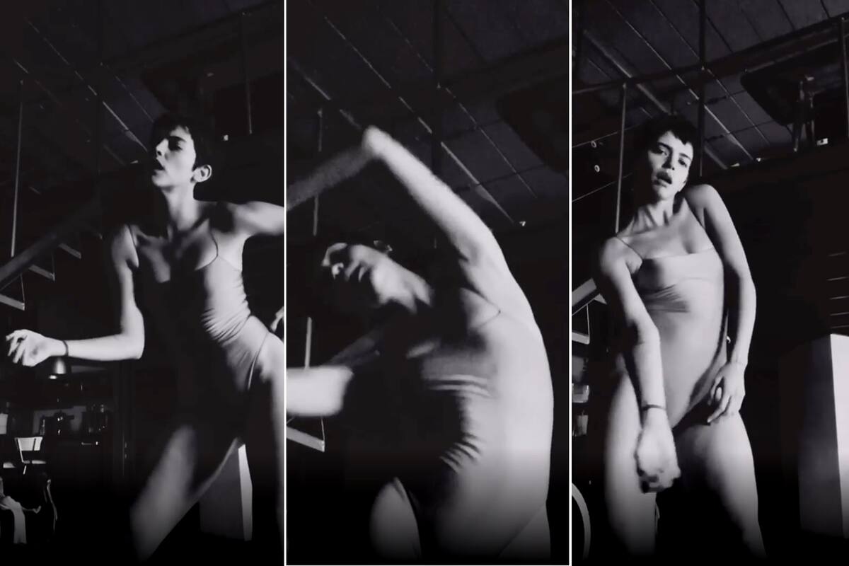 Calu Rivero (Dignity) celebró su vuelta a la Argentina con un baile.