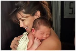 Calu Rivero publicó fotos de su trabajo de parto
