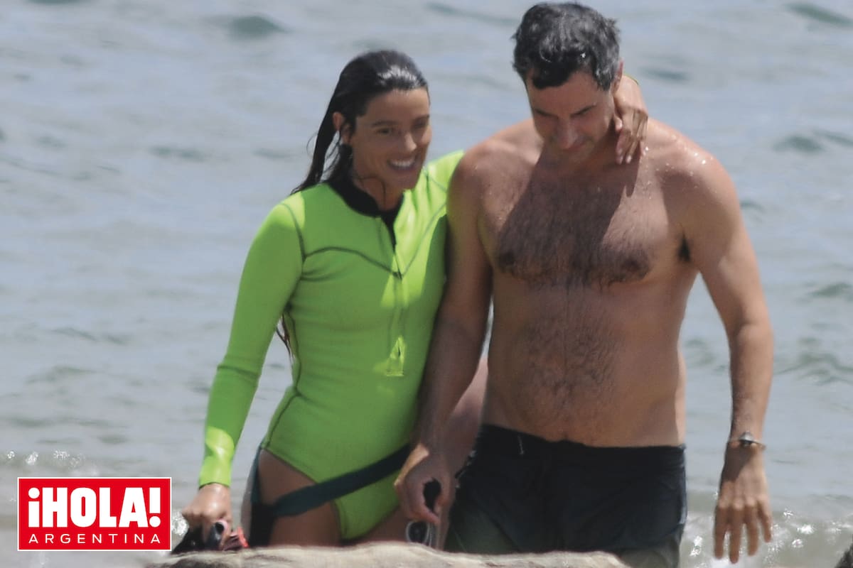 Calu Rivero y Aíto de la Rúa, durante una de las actividades que comparten