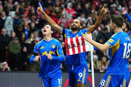Calvert-Lewin anota en su sexto partido consecutivo y Leeds empata ante Sunderland en la Premier