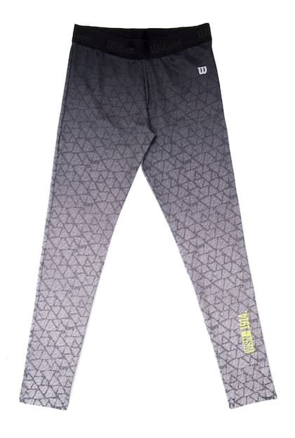 Calza con print geométrico y elástico personalizado en la cintura que aporta mayor ajuste, Wilson $ 899