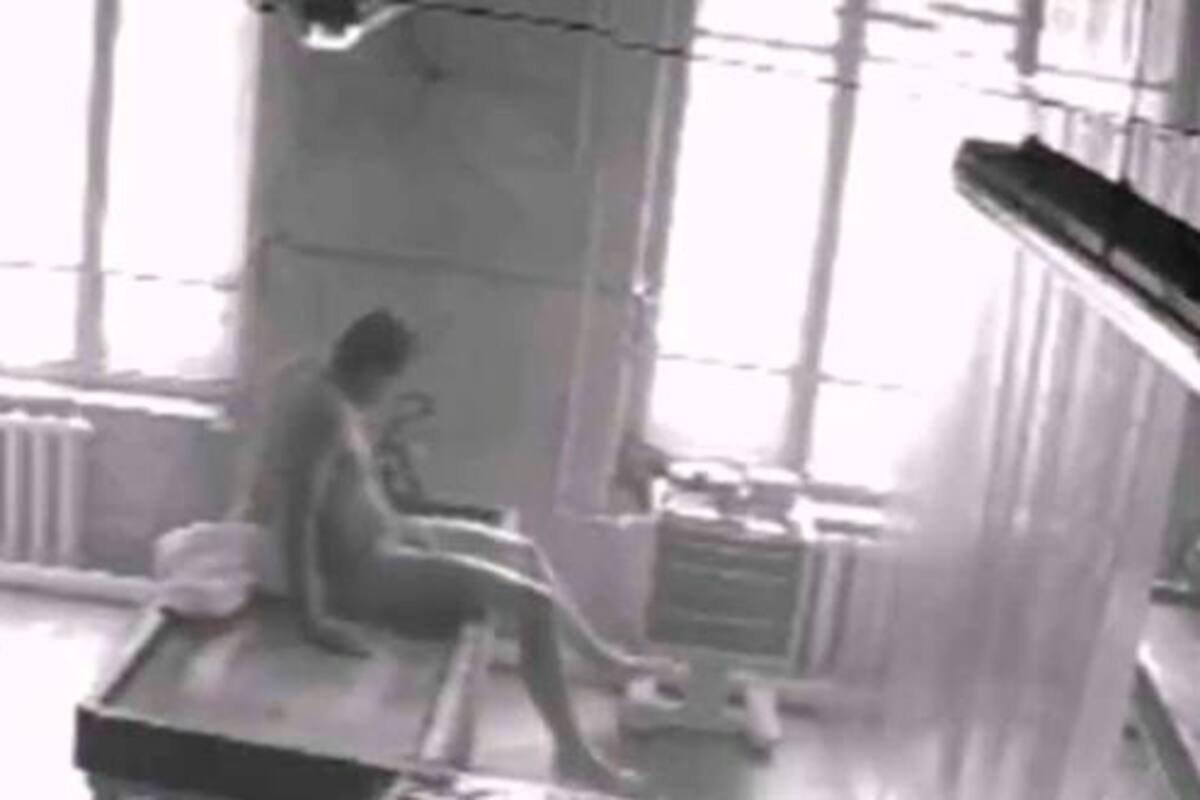 Cámaras de seguridad captaron la escena. Un supuesto cadáver revivió en un morgue