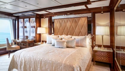 Camarote del superyate Amadea, Las autoridades desconocen quién es el propietario real (Web/alquilerdeyatesenibiza)