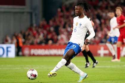 Camavinga, con 19 años, suma cuatro partidos con el seleccionado mayor de Francia