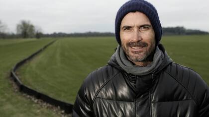 Cambiaso, ayer, en La Dolfina; le gustaron los principales cambios, experimentados por primera vez; “hay que probar”, enfatizó