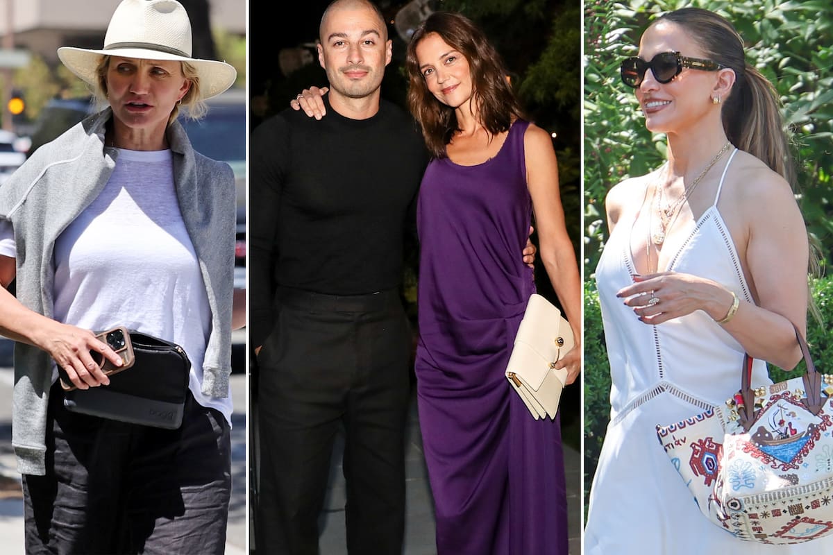 Cameron Diaz, Katie Holmes y Jennifer Lopez, tres figuras que fueron captadas en estos días por los paparazzi