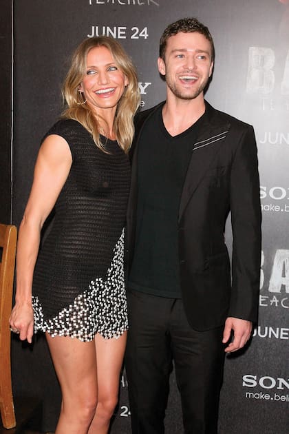 Cameron Díaz y Justin Timberlake en Nueva York durante el estreno de la película “Bad Teacher” en 2011. Su relación no funcionó pero siguen siendo buenos amigos.