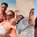 Cami Homs compartió el álbum de fotos de sus paradisíacas vacaciones con José Sosa y sus hijos