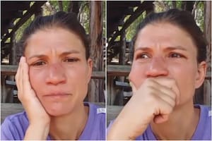 Camila Bordonaba se quebró al hablar de los incendios en la Patagonia y relató cómo lo vive desde allá
