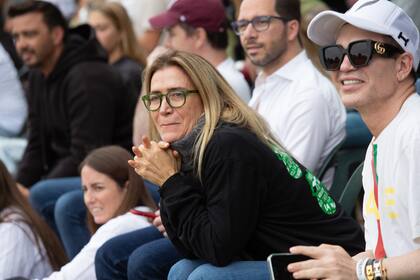Camila Cambiaso, concentradísima.