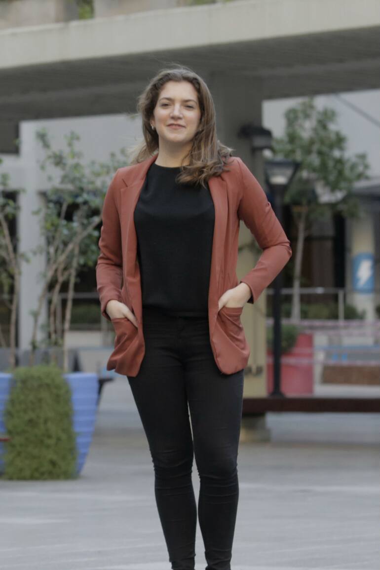 Camila Carosone, en la UADE