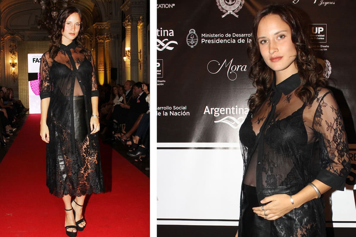 Camila Cavallo, su pancita de cinco meses y su look con transparencias
