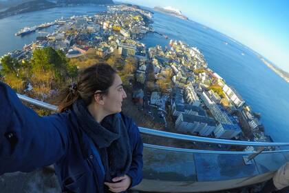 Camila en Noruega.