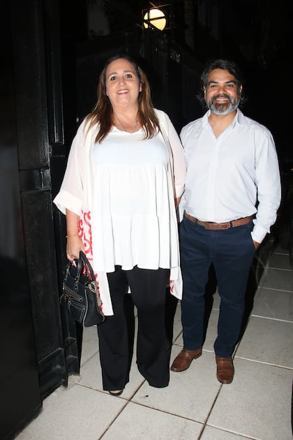 Camila, hija mayor de Marcos Gastaldi, con Diego Gutierrez, su marido.