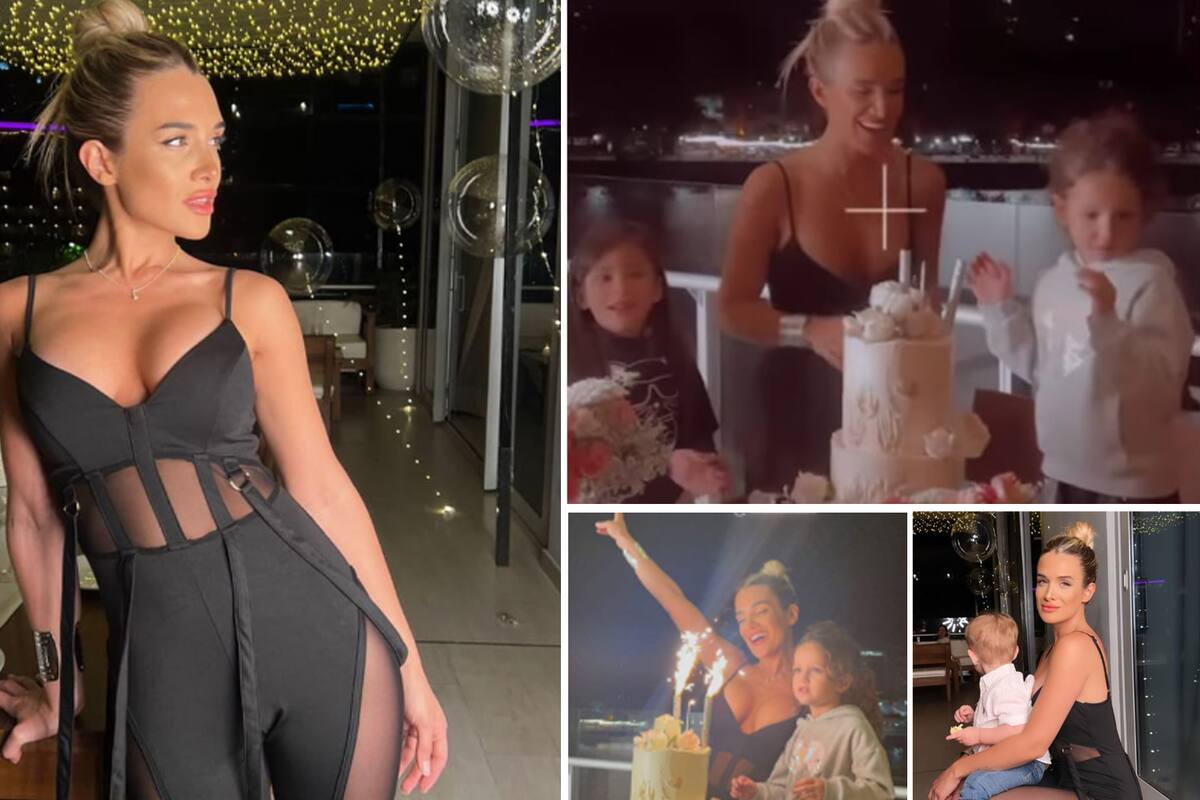 Camila Holms estuvo de festejo