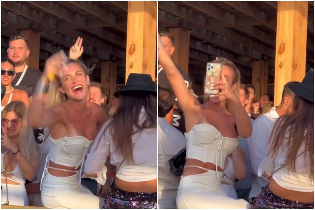 Camila Homs entonó un polémico cántico contra Martina "Tini" Stoessel desde Punta del Este