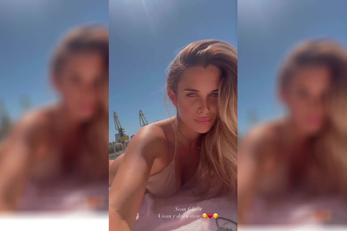 Camila Homs se mostró feliz con su nueva vida en Buenos Aires