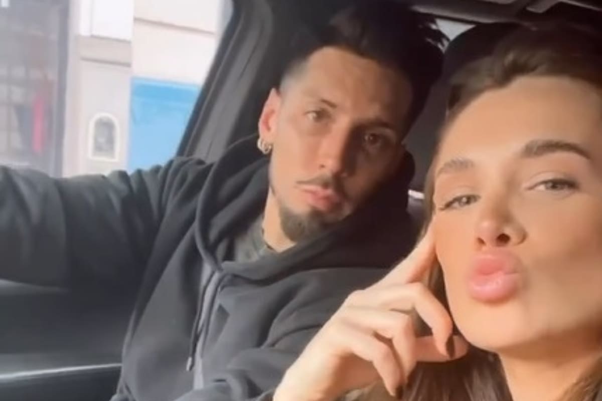 Camila Homs y José Sosa juntos