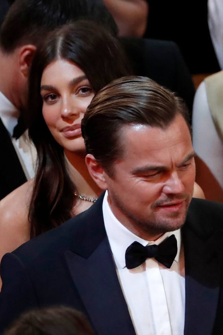 Camila Morrone junto a Leonardo Di Caprio