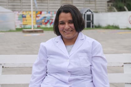 Camila Sosa es una de las alumnas que participa del proyecto del biodigestor que ganó el premio Fundación La Nación a la Educación en 2019