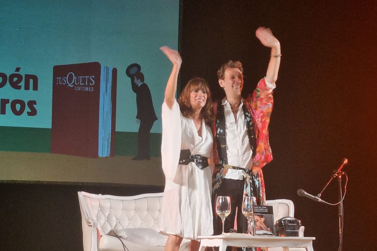 Camila Sosa Villada compartió con Humberto Tortonese la presentación de su libro