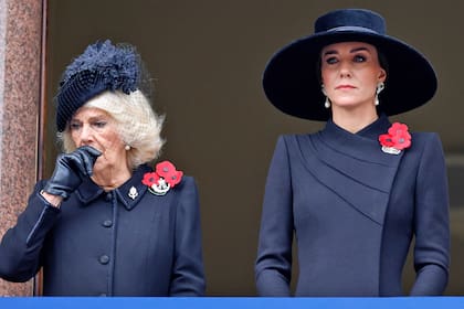 Camilla y Kate. el 13 de noviembre de 2022, en Londres