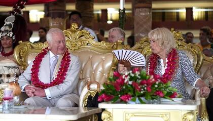 Camilla y Carlos III durante su reciente viaje. (GTRES)