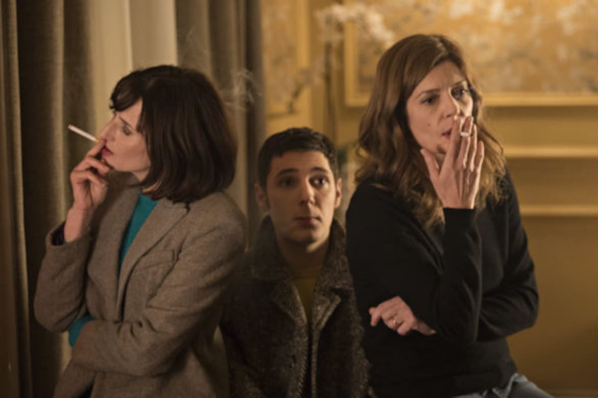 Camille Cottin, conocida por la serie Ten Per Cent y Chiara Mastroianni en el film Habitación 212, de Christophe Honoré