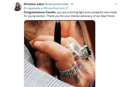 Camille fue tomada como ejemplo de inspiración para las mujeres