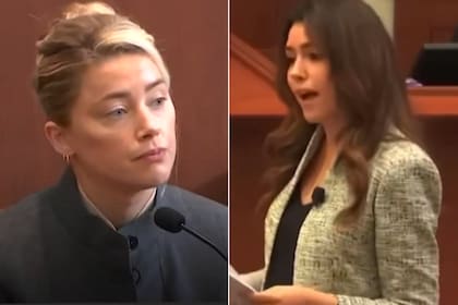 Camille Vasquez, abogada de Johnny Depp, protagonizó un tenso momento con Amber Heard en el final del juicio (Foto: Captura de video)
