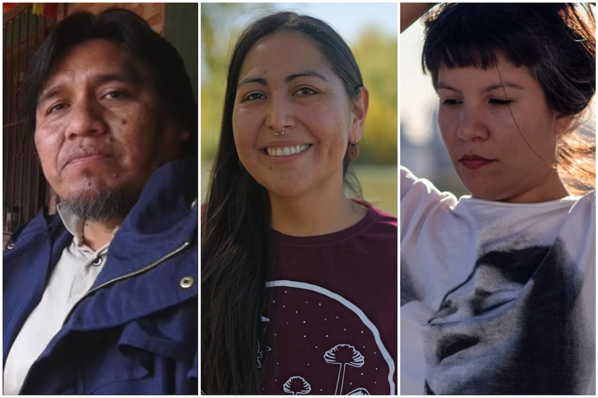 Camilo Ballena, Ayelén Penchulef y Dolo Trenzadora