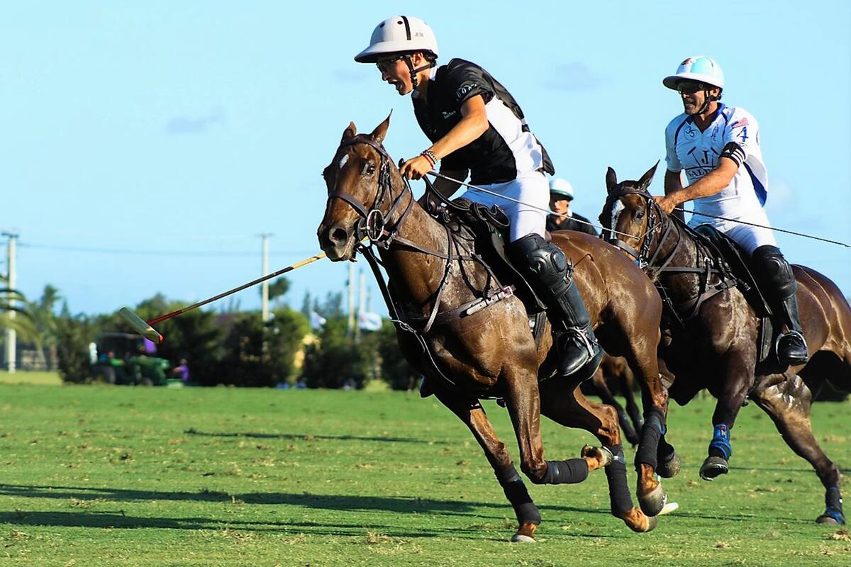 Camilo Castagnola enfrentando a su tío Adolfo Cambuaso, hace unas semanas en Estados Unidos
