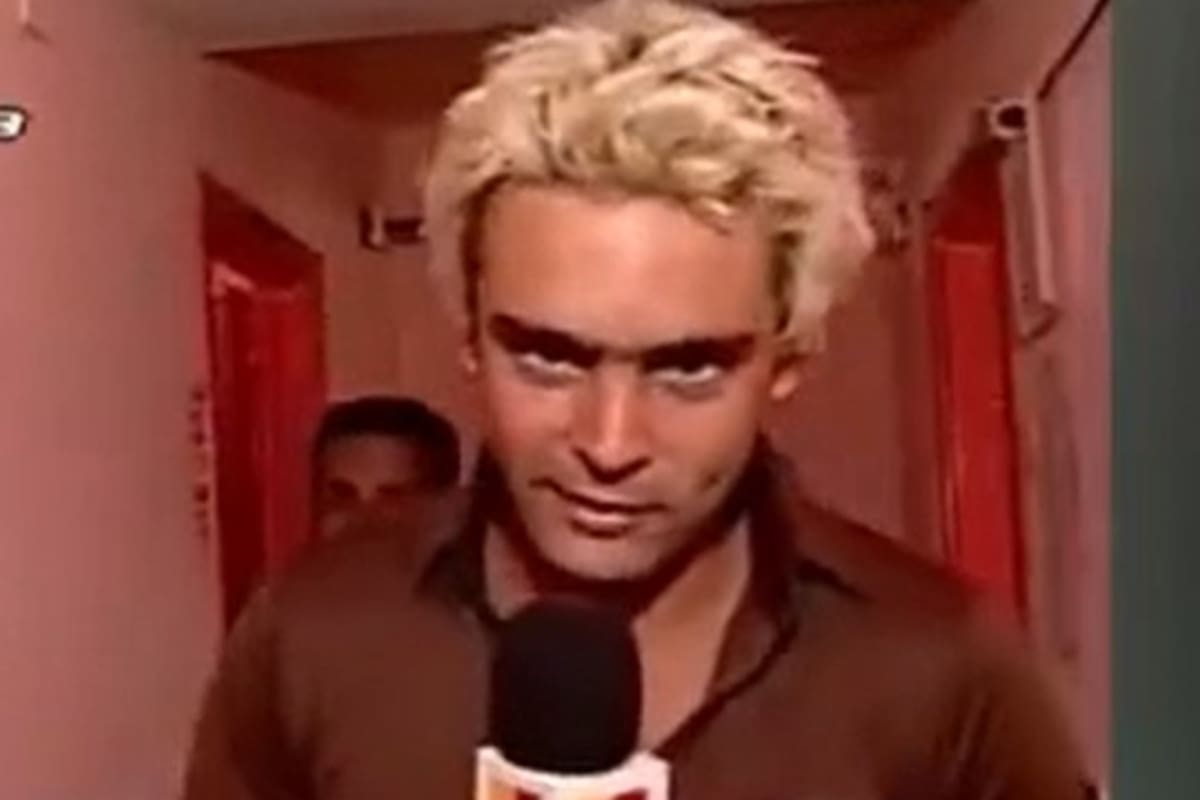 Camilo García en los primeros programas de Intrusos