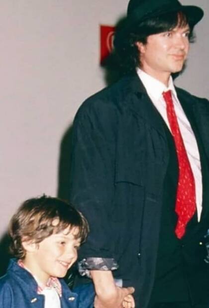 Padre e hijo. El cantante pasó sus últimos años alejado de la música