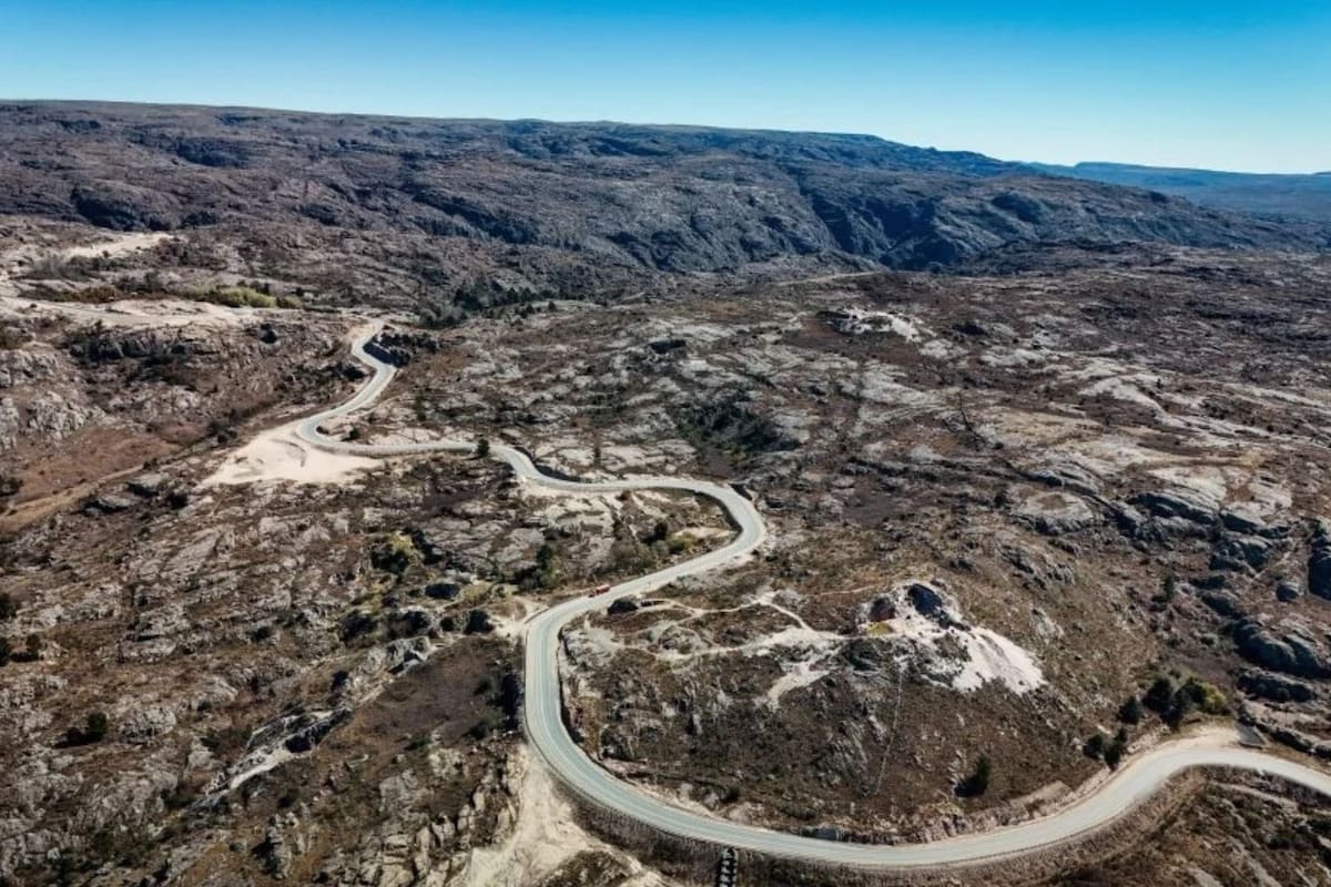 Camino de Los Gigantes: la obra que transformará una histórica ruta de las Sierras Grandes de Córdoba (Foto: Gobierno de Córdoba)