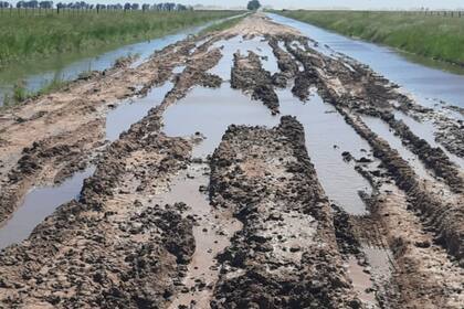 Caminos rurales deteriorados