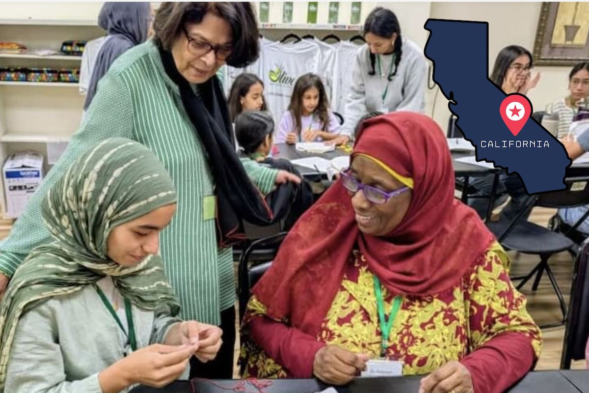 Campamento de Verano Intergeneracional en California se apoya en mujeres de la tercera edad para compartir sus conocimiento (Facebook/Olive Community Services)