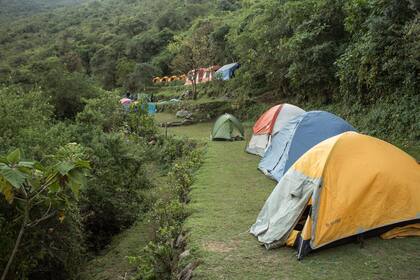 Campamento. Foto: Luis Agote