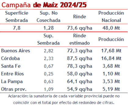 cAMPAÑA DE MAIZ