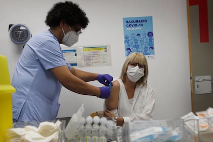 Campaña de vacunación frente el virus de la gripe en Terrassa