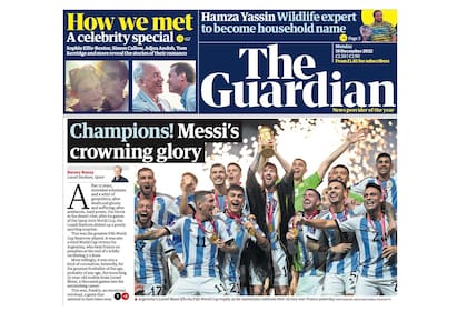 "¡Campeones!, celebra The Guardian en su tapa