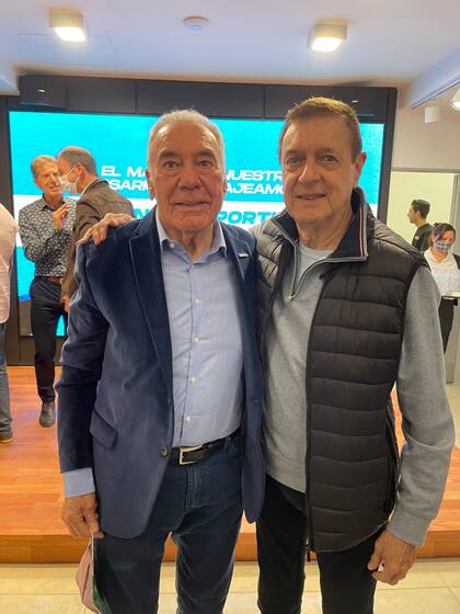 Campeones y Carburando en una imagen: "Caito" Legnani y "Cacho" González Rouco