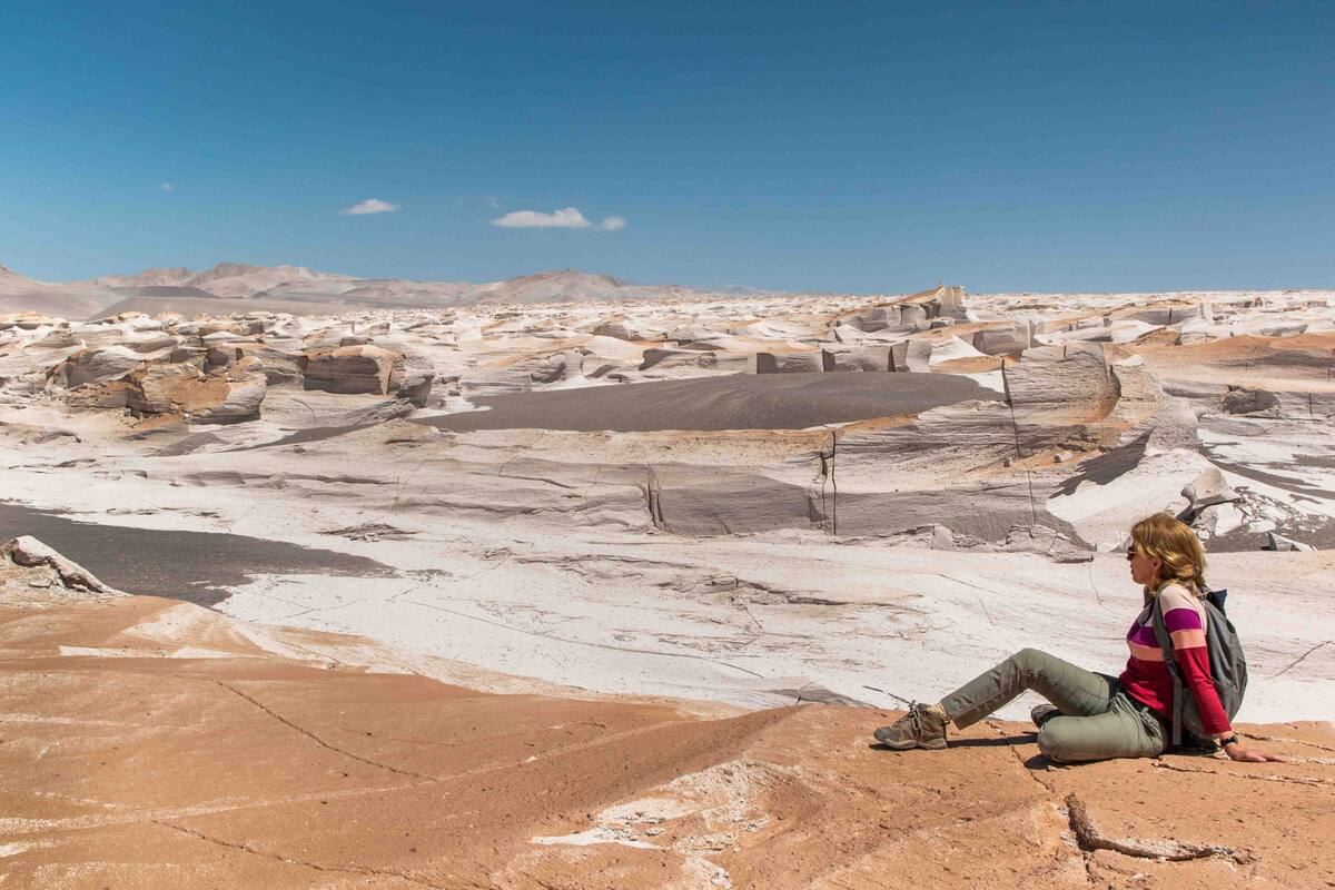 Campo de Piedra Pómez, uno de los hitos de la Puna catamarqueña.